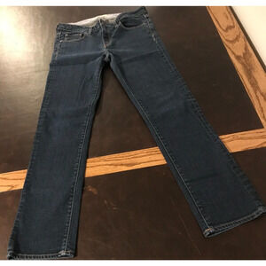 Anthropologie Holding Horses Straight Leg Blue Dark Wash Denim Jean - Size 30